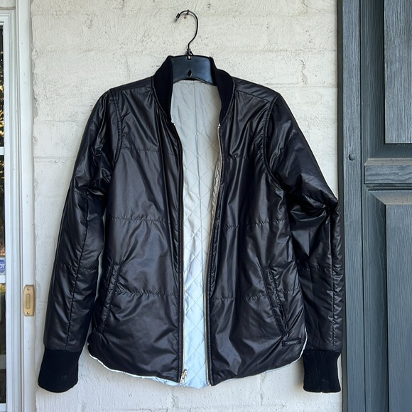 Athleta Reversible Flash Jacket Silver/Black Size Small - Picture 9 of 12